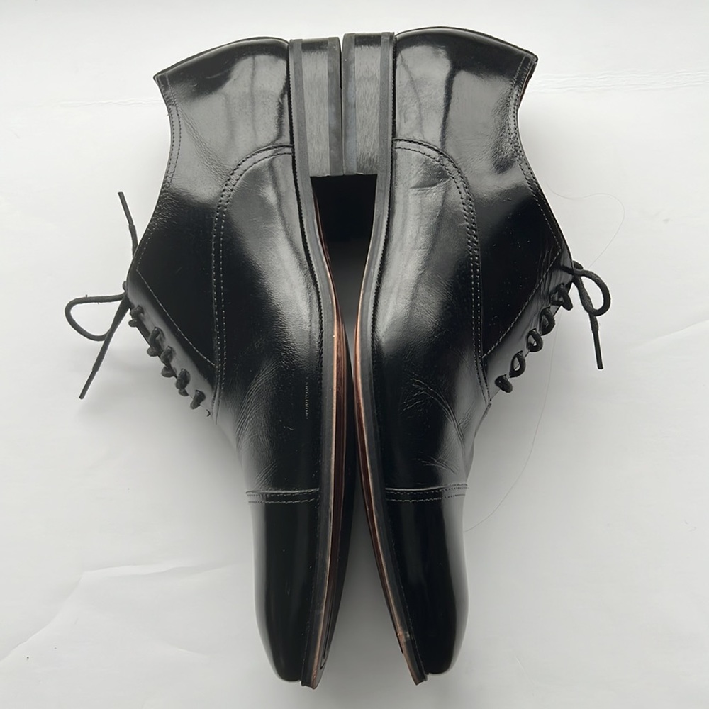 Men’s Florsheim Black Dress Shoes Size 10.5 - Picture 6 of 10